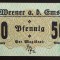 Bancnota istorica 50 PFENNIG - GERMANIA (IMPERIUL GERMAN), anul 1920 * cod 6 B = NOTGELD