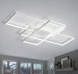 Lustra LED cu telecomanda LANDYN 71W, lumina Rece/Calda/Neutra, Dimabila, Alb ModernLight Concept