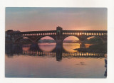 FA55-Carte Postala- ITALIA - Pavia, Ponte Vecchio sul Ticino, necirculata 1968, Fotografie