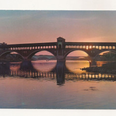 FA55-Carte Postala- ITALIA - Pavia, Ponte Vecchio sul Ticino, necirculata 1968