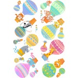 Sticker Copii Animale in Baloane cu Aer Cald