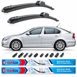 Cumpara ieftin Ștergătoare Skoda Octavia II Facelift Hatchback (1Z3) (2009&ndash;2013) | Set Față &ndash; TeamCar&reg;