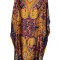 Rochie tip poncho MT dama, Dacali, galben/portocaliu, one size