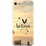 Husa silicon pentru Apple Iphone 5c, Believe In Yourself