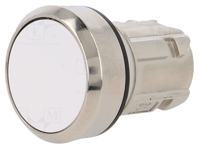 Comutator apăsare 22mm albă