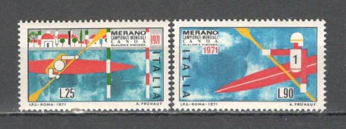 Italia.1971 C.M. de caiac in ape repezi Merano SI.793
