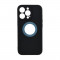 Husa Telefon Silicon MagSafe Apple iPhone 12 iPhone 12 Pro 6.1 Matte Black