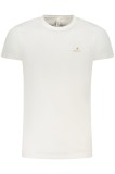 Cumpara ieftin Esercito Tricou barbati, din bumbac, cu mini logo, Regular fit, Alb, S