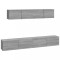 Set dulapuri TV, 4 piese, gri sonoma, lemn prelucrat