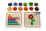 Cumpara ieftin Set Placa cu margele din lemn