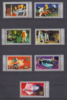 GUINEA ECUATORIALA 1972 COSMOS MI: 18-24 MNH foto