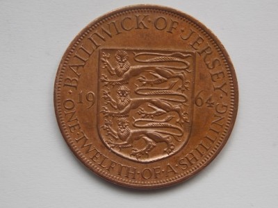 1/12 SHILLING 1964 JERSEY foto