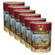 Conserva WOLFSBLUT Blue Mountain PUPPY, 6 x 395 g foto