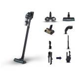 Aspirator vertical Samsung Jet 85 Premium VS20C852FTB/WA, 0.8L, 25.2V, 580W, Digital Inverter, Perie Slim LED pentru parchet, Perie Mop, Perie Pet, 60