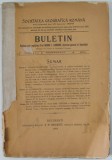 SOCIETATEA GEORAFICA ROMANA , BULETIN, ANUL XXV , SEMESTRUL I , 1904 , COTOR CU DEFECTE , LIPIT CU SCOTCH , PREZINTA URME DE UZURA