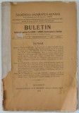 SOCIETATEA GEORAFICA ROMANA , BULETIN, ANUL XXV , SEMESTRUL I , 1904 , COTOR CU DEFECTE , LIPIT CU SCOTCH , PREZINTA URME DE UZURA