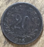 MNDSTR AUT202 - Austro-Ungaria - 20 heller 1916