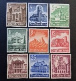Germania (Deutsches Reich 1940) -Seria Completă "Winterhilfswerk - Clădiri și Monumente Istorice" (3+2Pf - 40+35Pf) (MINT ) CLK1