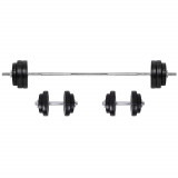 Set haltera si gantere reglabile inSPORTline BS08, 3-50 kg