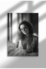 rebel_19|Vintage Photography Poster, Feminist Street Style, Black &amp; White Canvas, Rebel Muse 2025 | A3 (29.7 x 42 cm) - rebel_19