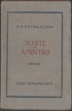 D.D. Patrascanu - Schite si amintiri, 1922