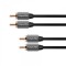 Cablu 2x RCA - 2x RCA 1.8m Audio Profesional Kruger&amp;Matz