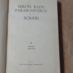 MIRON RADU PARASCHIVESCU - SCRIERI vol.2 ~ TRISTELE \ TALMACIRI ~
