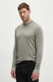 Pepe Jeans pulover CASTLE barbati, culoarea verde, light, PM702442