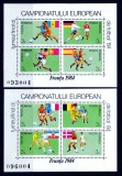 RO 1984 LP 1103 ,&quot; Turneul final CE Fotbal Franta &#039;84&quot; , colita 205/206 , MNH