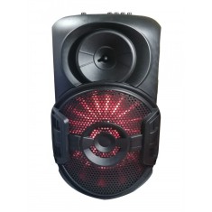 Boxa Portabila elSales, ELS-ZQS-1210, cu Bluetooth, Microfon, Telecomanda, USB, Lumini LED