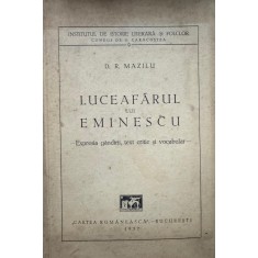 D. R. Mazilu, Luceafărul lui Eminescu