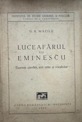 D. R. Mazilu, Luceafărul lui Eminescu foto