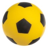 Minge de fotbal silentioasa, buretoasa, galbena, &Oslash;20 cm, CMCLASS