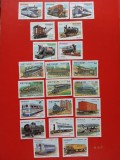 NICARAGUA/VIETNAM, LOCOMOTIVE - SERII COMPLETE MNH