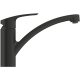 Baterie bucatarie Grohe Eurosmart, joasa, tip L, mat, negru