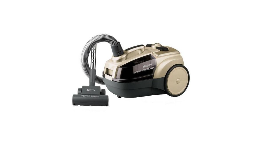 Aspirator cu filtrare prin apa VITEK VT-8100 1800W 400W 3.5litri Crem ...