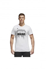 Tricou barbati adidas Star Wars Alb L foto