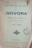 Govora. Observatiuni Medicale, Gr. A. Taranu, 1903, Lito-Tipografia L. Motzatzeanu, Carte Veche, Romana