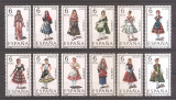 Spania 1969 - Costume traditionale, set complet, MNH