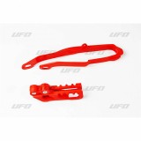 Kit patina + ghidaj lant Honda CRF450 2013, rosu Cod Produs: MX_NEW HO04665070