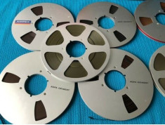 Benzi magnetofon AMPEX,AGFA, BASF,rola metalica 26/SILVER-NAB(Akai,REVOX,SCOTCH) foto