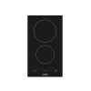 Plita Vitroceramica Samus, 2 Arzatoare, 3000W, Touch Control, Timer, Blocare Copii, Negru, 30cm