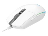 Logitech G102 LIGHTSYNC , Mouse Gaming 8000 DPI, RGB, 6 butoane, White