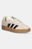 adidas Originals sneakers din piele &icirc;ntoarsă Samba XLG culoarea bej, JS3828