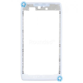 Capac frontal Motorola XT910 Droid RAZR, cadru frontal piesă de schimb albă 1110030 foto
