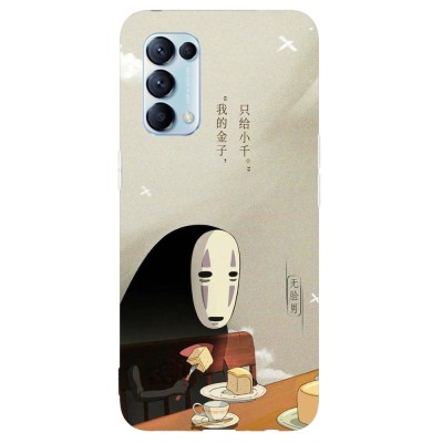 Husa compatibila cu Oppo A53 model No Face Spirited Away, Silicon, TPU, Viceversa foto
