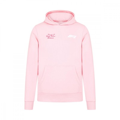 Formula 1 hanorac de bărbați cu glugă RDW Hoody Primrose Pink F1 2024 - XXL foto