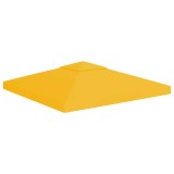 Acoperis de pavilion, 2 niveluri, galben, 3x3 m, 310 g/m&sup2;