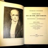 THEORIE DES QUATRE MOUVEMENTS ET DES DESTINEES GENERALES - CHARLE FOURIER (CARTE IN LIMBA FRANCEZA)