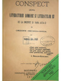 Vasile Gr. Pop - Conspect asupra literaturii romane de la inceput si pana astazi (Editia: 1982)